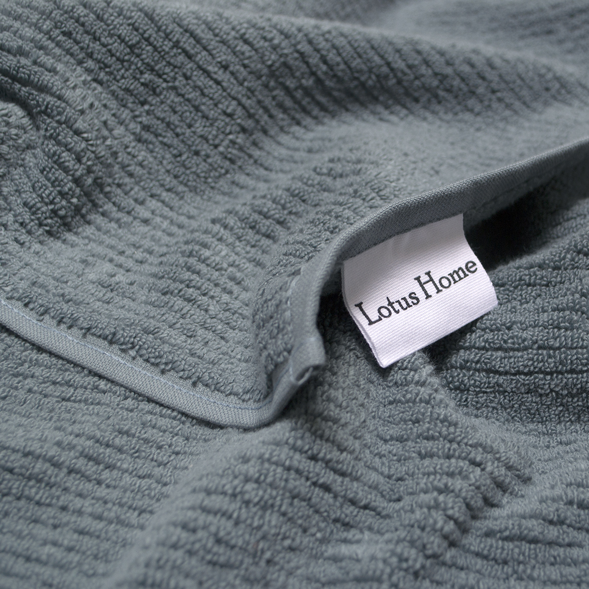 Рушник махровий Lotus Home - Bold grey 50*90 500 г/м² - фото 3