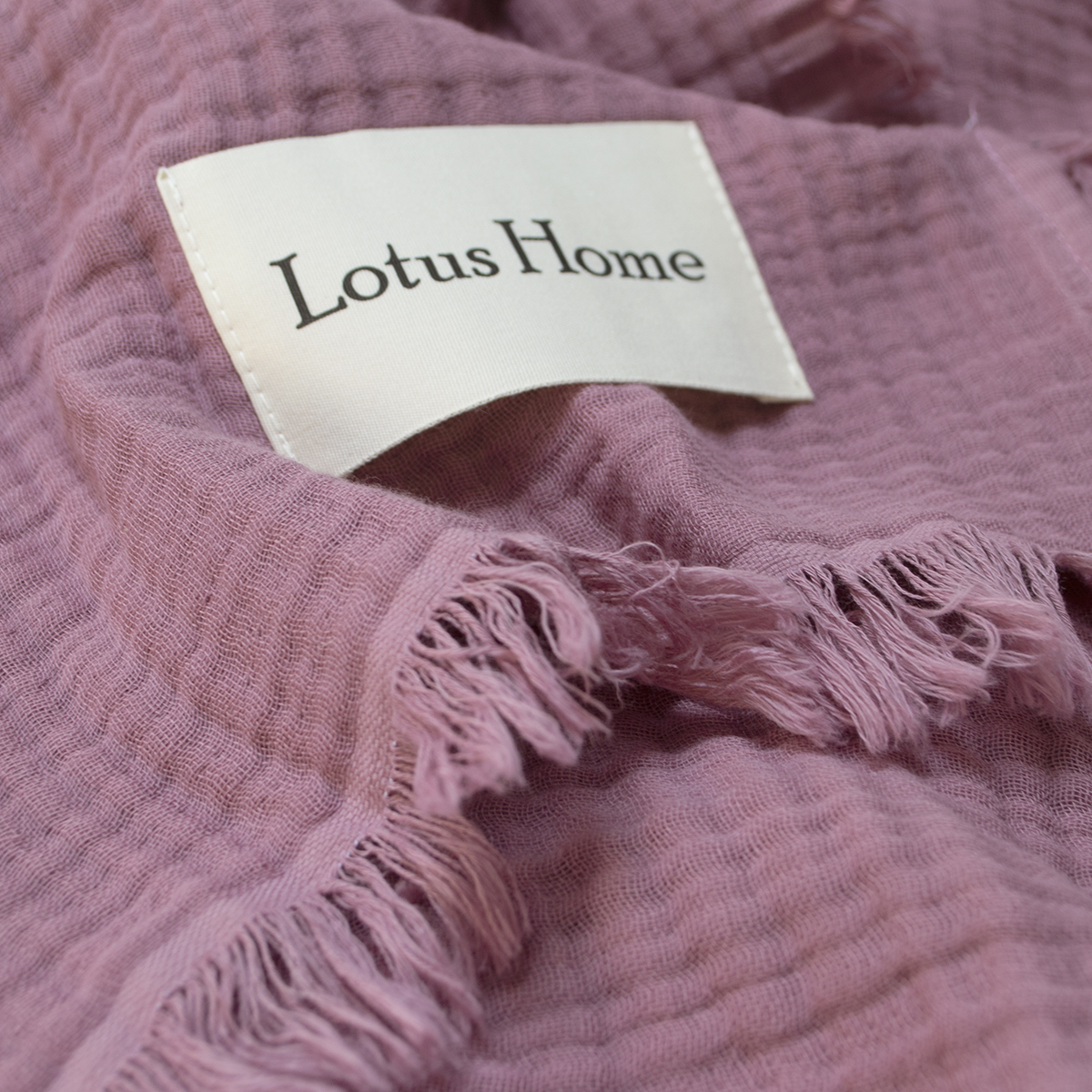 Покривало Lotus Home - Napa muslin lilac 200*220 - фото 5