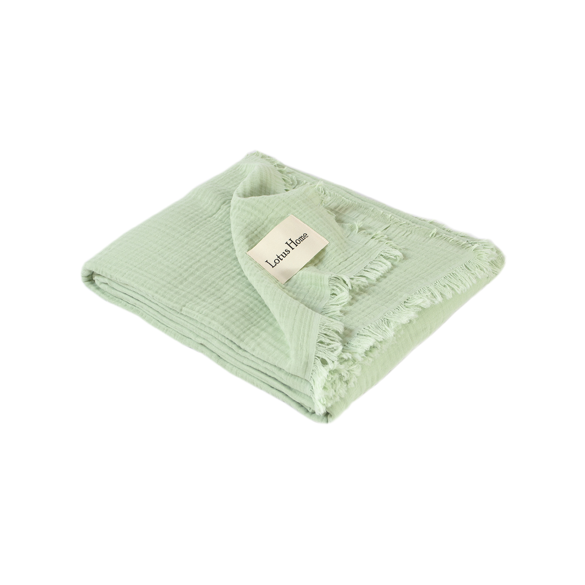 Покривало Lotus Home - Napa muslin pistachio 200*220 - фото 3