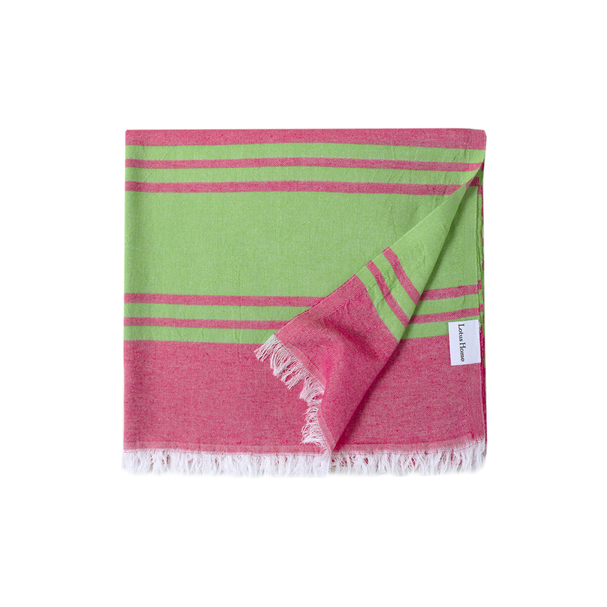 Рушник Lotus Home Pestemal - Capri 90*160 green зелений - фото 2