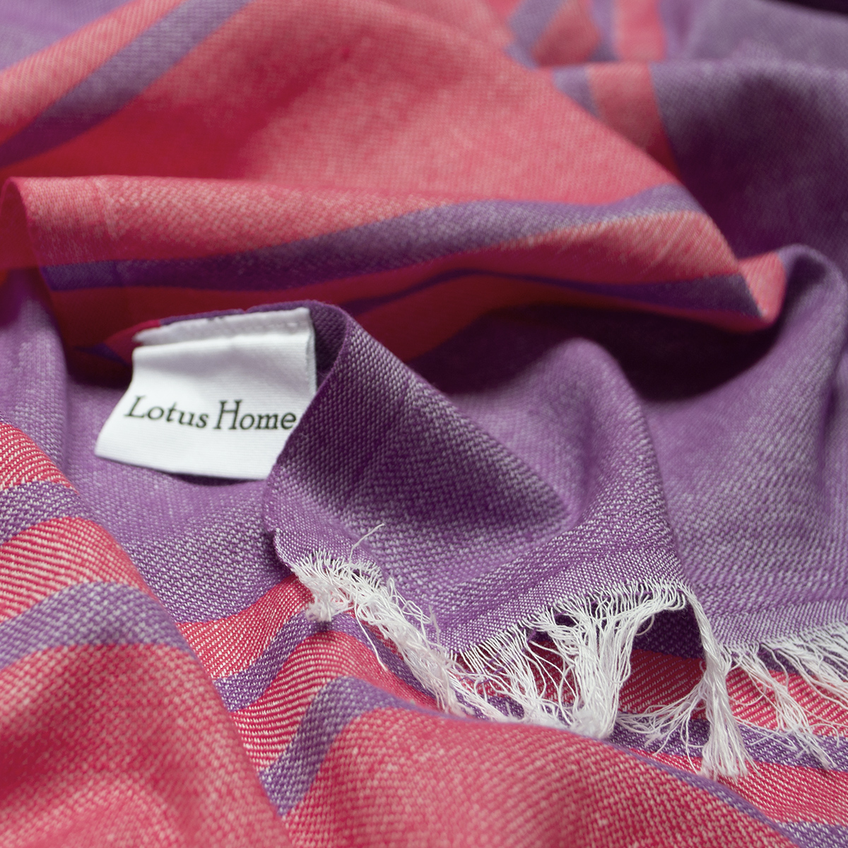 Рушник Lotus Home Pestemal - Capri 90*160 purple фіолетовий - фото 3