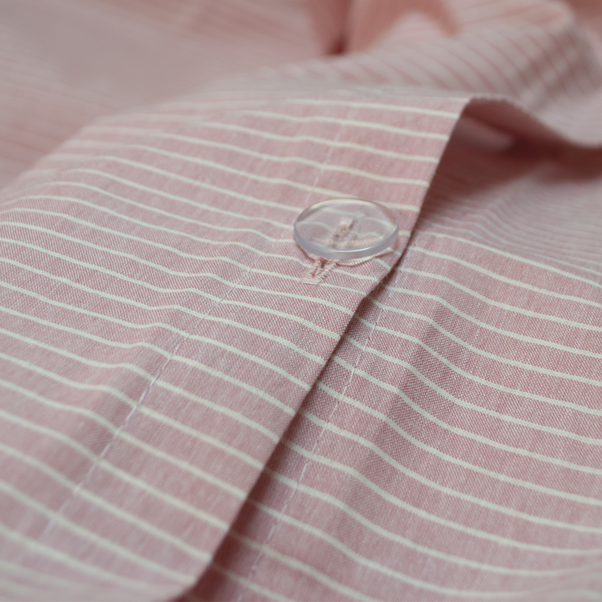 Постільна білизна Lotus Home - Premium Percale Stripe рожевий сімейний - фото 5
