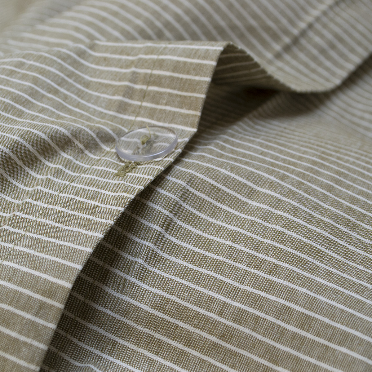 Постільна білизна Lotus Home - Premium Percale Stripe хакі сімейний - фото 5