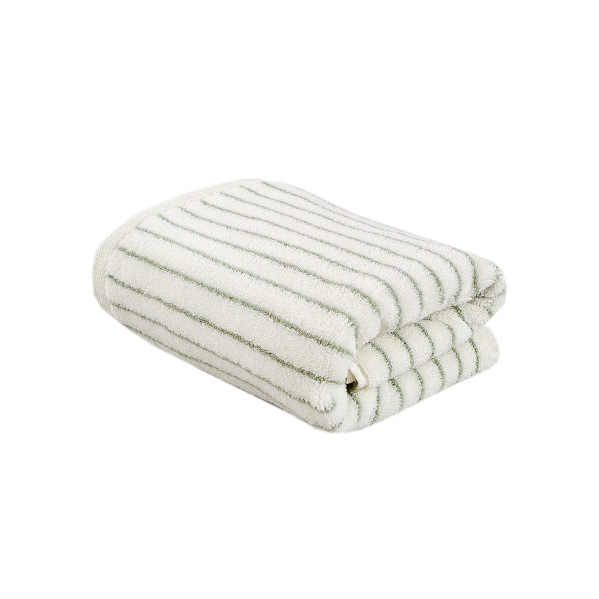 Рушник Lotus Home Готель Premium - Microcotton Stripe Ecru-Sage 90*150 550 г/м² - фото 2