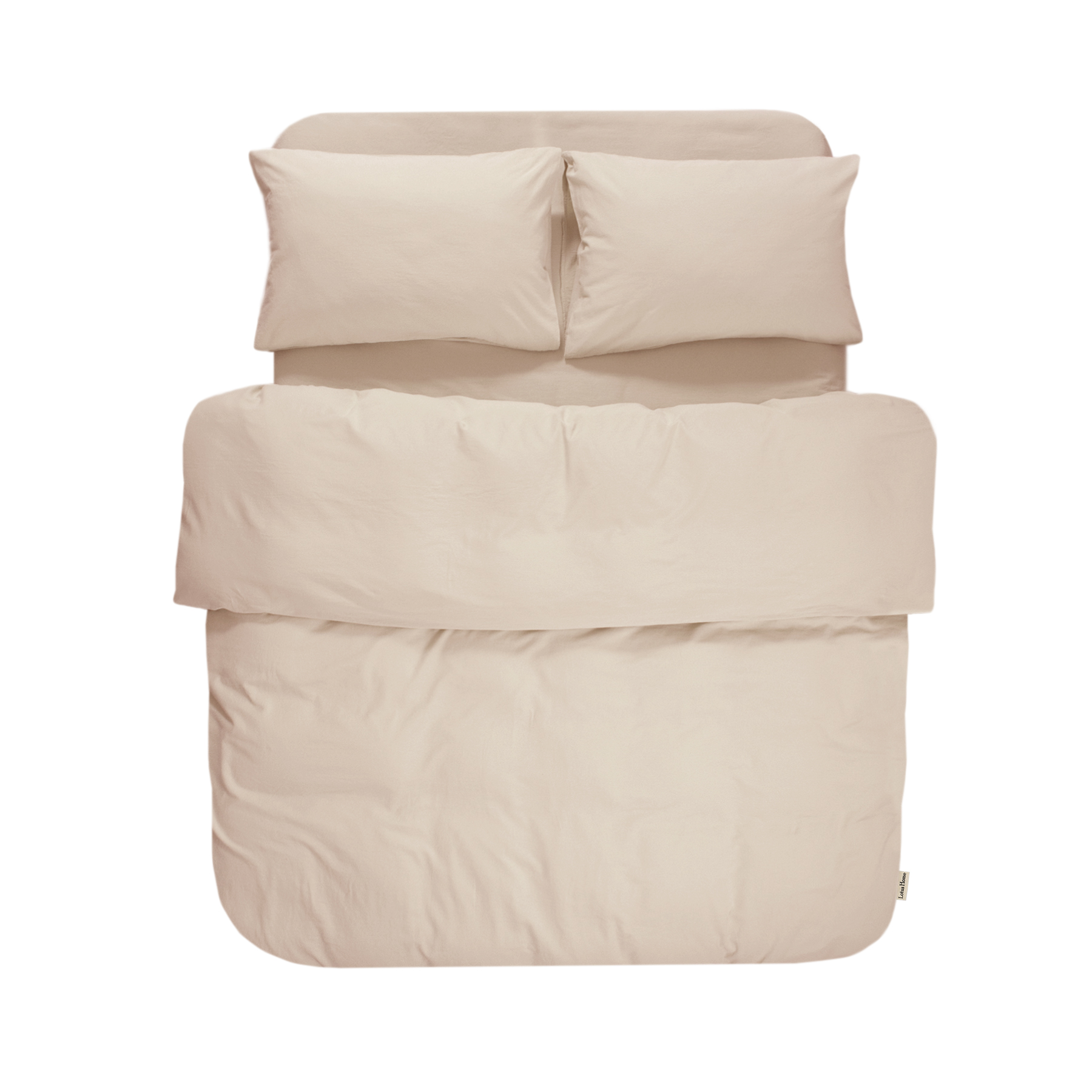 Постільна білизна Lotus Home Washed cotton - Kansas пісочний євро