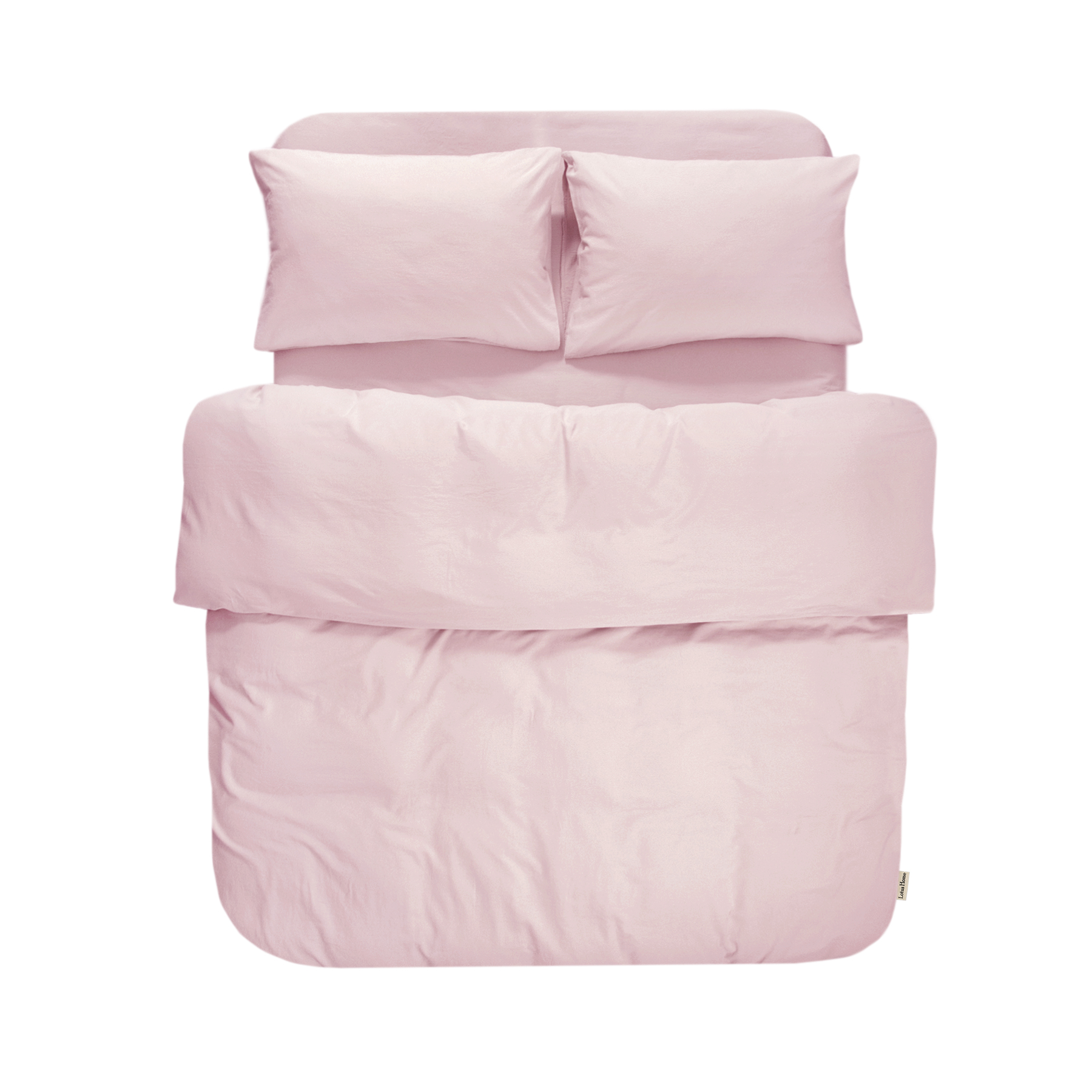 Постільна білизна Lotus Home Washed cotton - Kansas рожевий євро