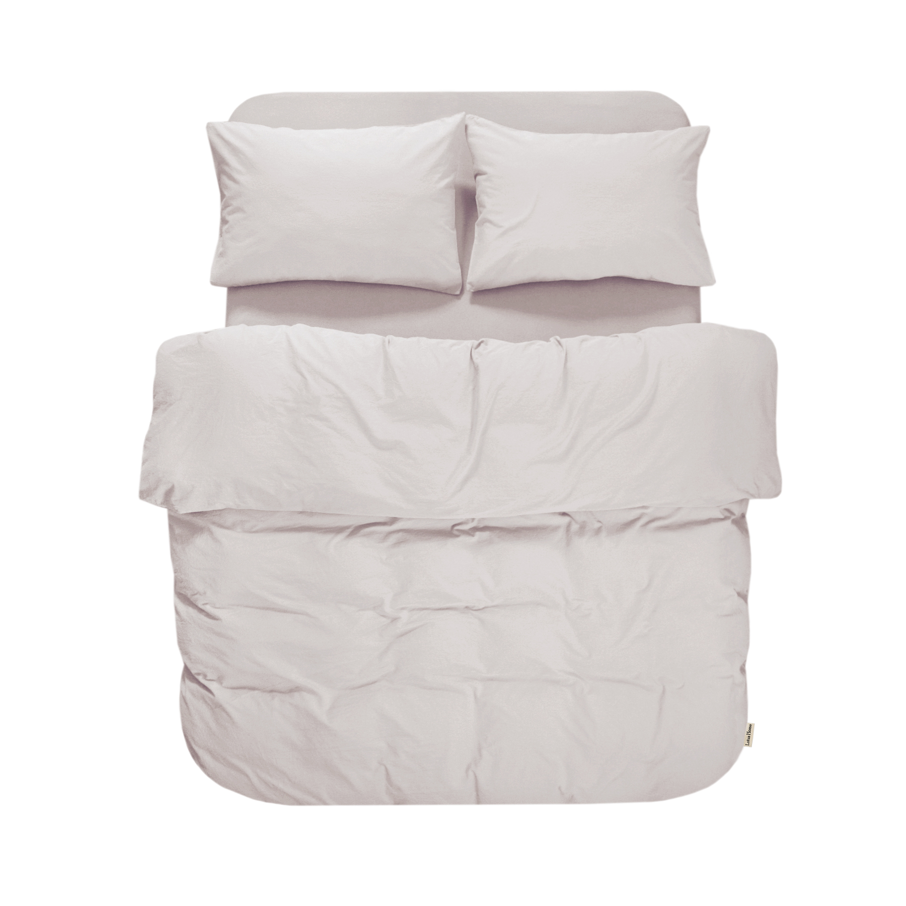 Постільна білизна Lotus Home Washed cotton - Kansas бежевий євро